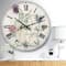 Designart 'Blossoms On Birch Cottage Bouquet Ii Farmhouse Wall Clock